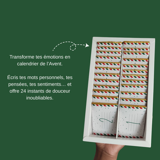 Calendrier de l'avent personnalisable - EN PRÉCOMMANDE