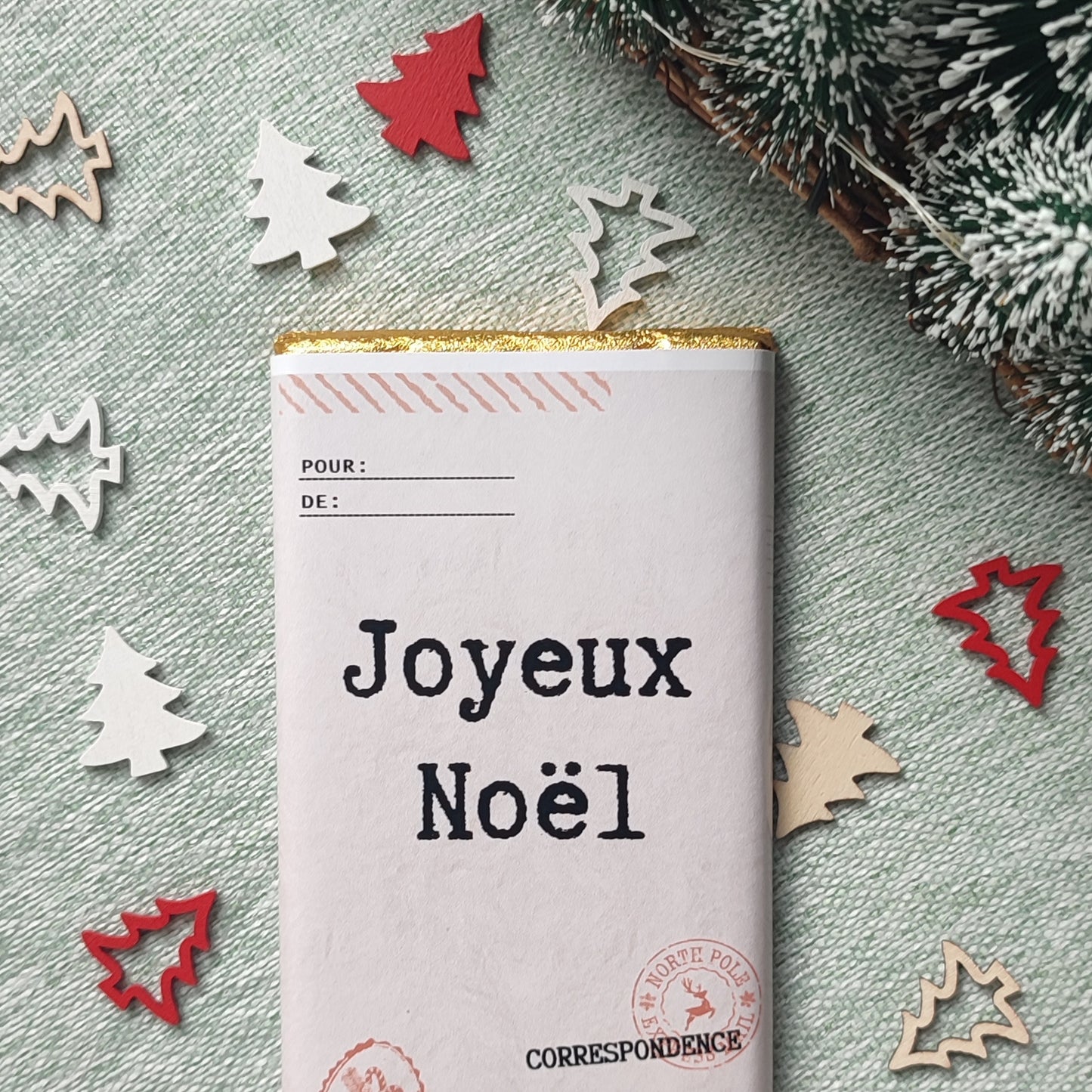 Tablette de chocolat, Joyeux noël